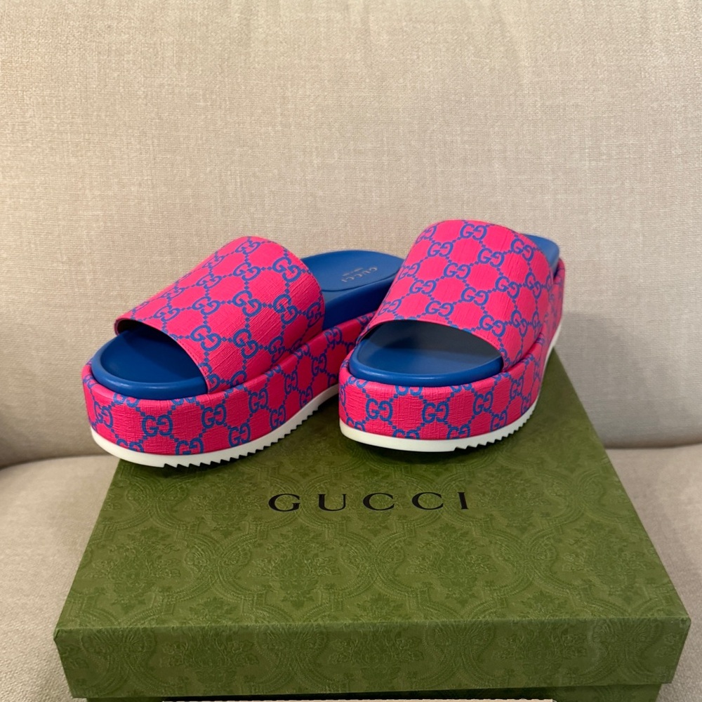 Brand new and authentic Gucci platform sandals